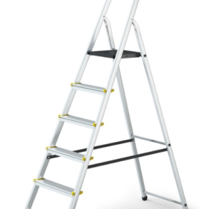 Escabeau à 5 marches en aluminium, Pliable, Antidérapants.